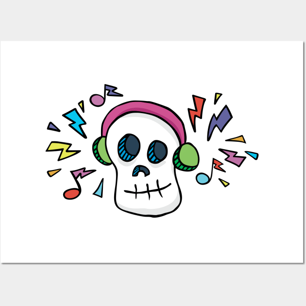 Music to the bone Wall Art by monkeysoup